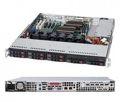 Supermicro SuperChassis SC113TQ-700CB 1U 8xSFF FIX PSU