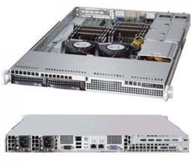 Supermicro SuperChassis SC813LT-R500CB 1U 2xLFF RED PSU