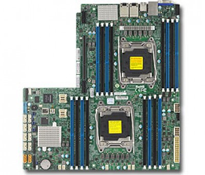 Supermicro MBD-X10DRW-NT, Dual SKT, Intel C612 Chipset, SATA, NVMe, 2x10GbE, IPMI