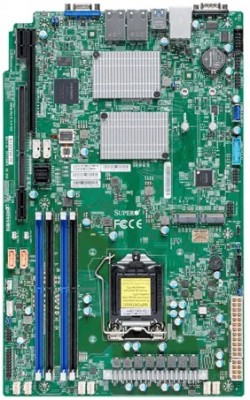 Supermicro MBD-X12STW-TF, 1xSKT LGA1200, Xeon E-2300, C256 Chipset, SATA, 2x10GbE, M.2, IPMI, bulk