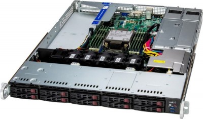 Supermicto WIO SuperServer SYS-112B-WR 1U UP 8xSFF 2x1GbE IPMI RED PSU