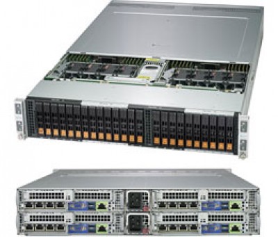 Supermicro SuperServer SYS-2029BZ-HNR 2U BigTwin^2 DP 4x6SFF RED PSU