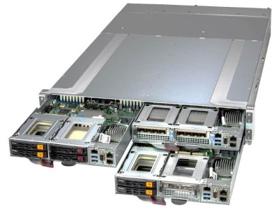 Supermicro SuperServer SYS-211GT-HNC8F 2U UP 4xSFF AIOM IPMI RED PSU
