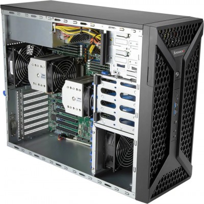 Supermicro SuperServer SYS-730A-I Mid-Tower DP 4xLFF 2x1GbE IPMI FIX PSU