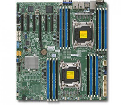 Supermicro MBD-X10DRH-iT, Dual SKT, Intel C612 Chipset, SATA, 2x10GbE, IPMI Bulk