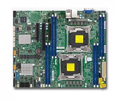 Supermicro MBD-X10DRL-C, Dual SKT, Intel C612 Chipset, SATA, LSI 3108 SAS3 2xGbE, IPMI Bulk