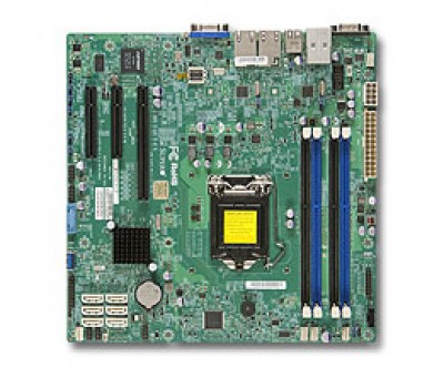 Supermicro MBD-X10SLH-F, Single SKT, Intel C226 Chipset, SATA, 2xGbE, IPMI Bulk