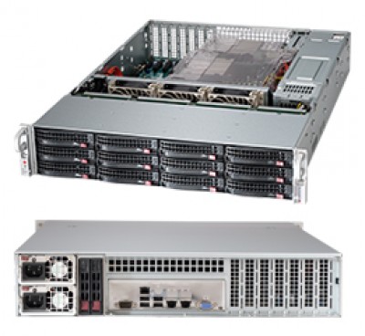 Supermicro SuperChassis SC826BAC4-R920LPB 2U 12xLFF RED PSU