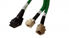 Broadcom 1M U.2 Enabler Cable, HD (SFF8643) to HD(W)(SFF8643)