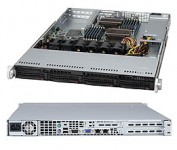 Supermicro SuperChassis SC815T-563UB 1U 4xLFF FIX PSU