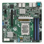 ASRock EC266D4U-2L2T, 1xSKT LGA 1700, Intel Xeon 6, SATA, NVMe, 1xM.2, 2x10GbE, 2xGbE, IPMI