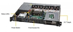 Supermicro SuperServer SYS-1019D-4C-RAN13TP+ 1U UP 2xSFF 4x10GbE 9x1GbE IPMI RED PSU