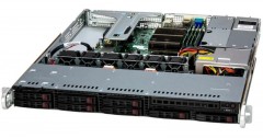Supermicro SuperServer SYS-111R-M 1U UP 8xSFF 2x1GbE IPMI RED PSU