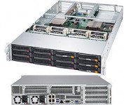 Supermicro SuperServer SYS-6028U-E1CNR4T+ 2U DP 12xLFF 4xNVMe 4x10GbE RED PSU