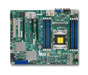 Supermicro MBD-X9SRH-7TF, Single SKT, Intel C602J Chipset, SATA, LSI2308 SAS2, 2x10GbE, IPMI